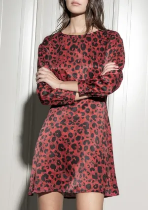 Leopard Print Mini Dress