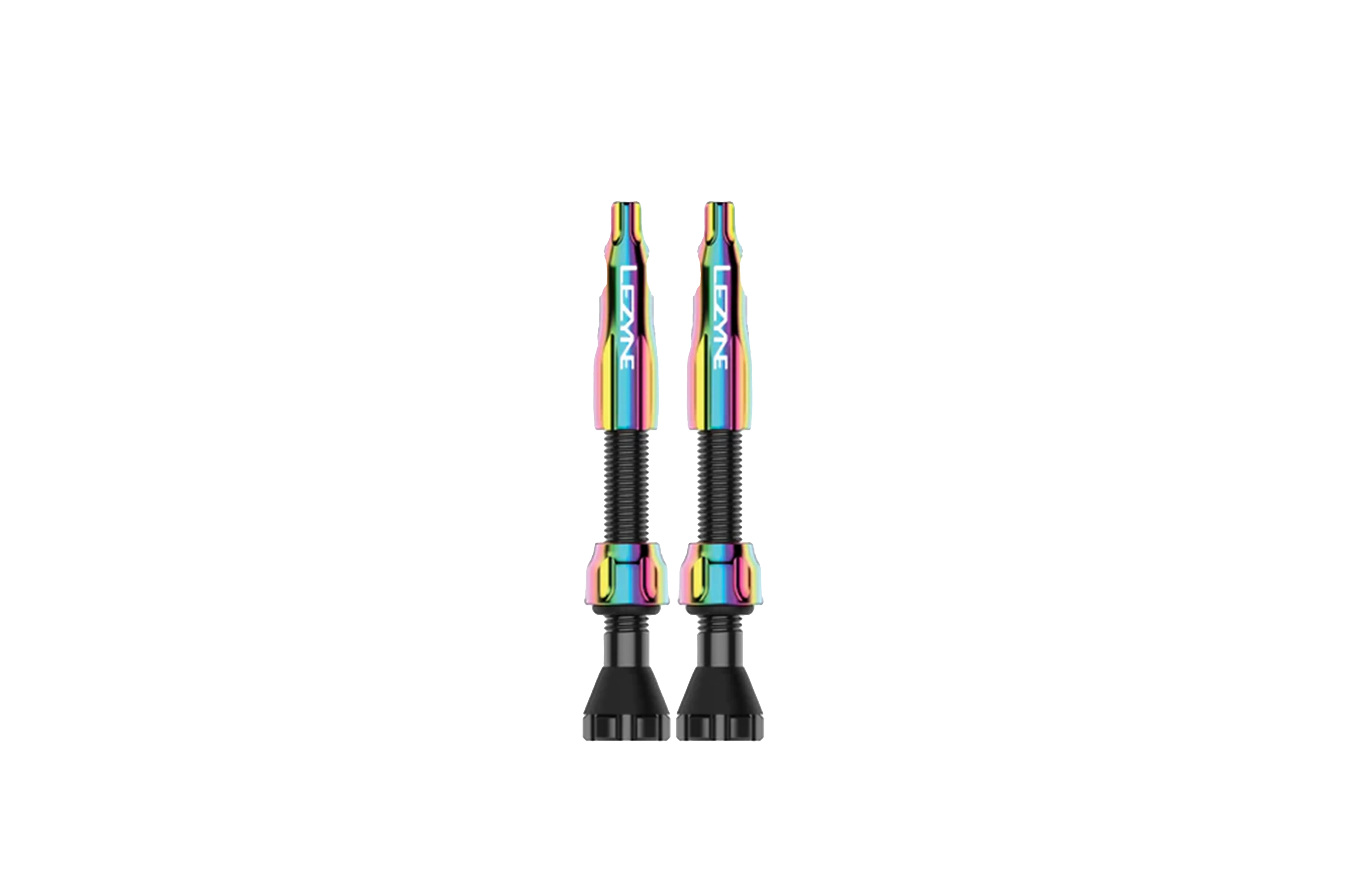 Lezyne CNC TLR Tubeless Valve Pair 44MM - Neo Metallic