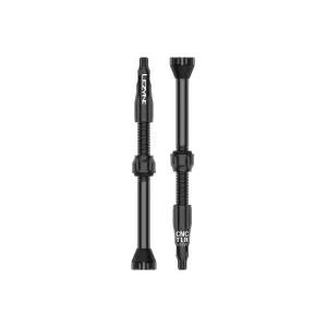 Lezyne CNC TLR Valves (Pair) 60mm  Black