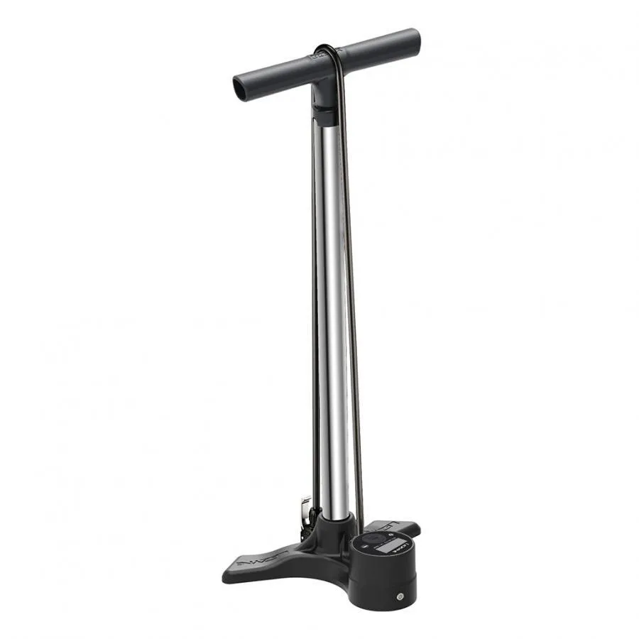 Lezyne Macro Floor Drive Digital DV Floor Pump - Silver