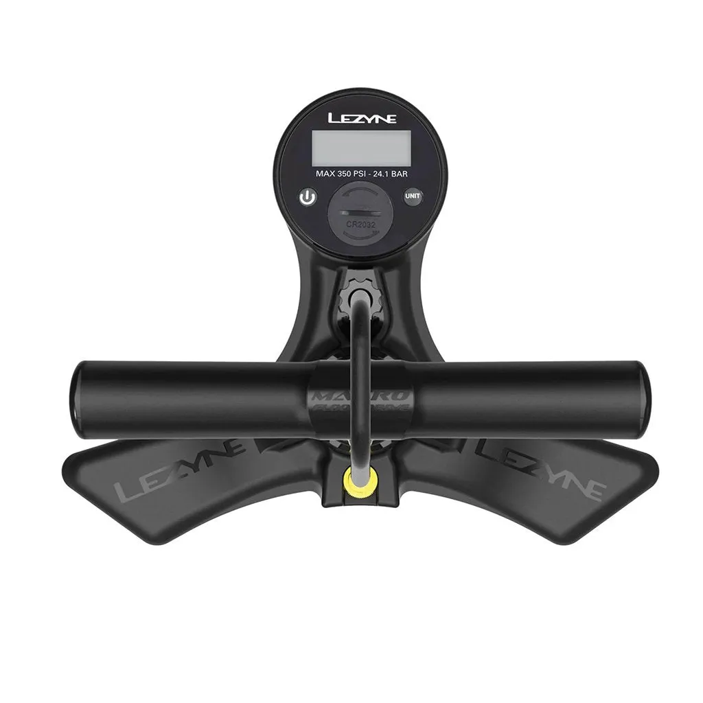 Lezyne Macro Floor Drive Digital DV Floor Pump - Silver