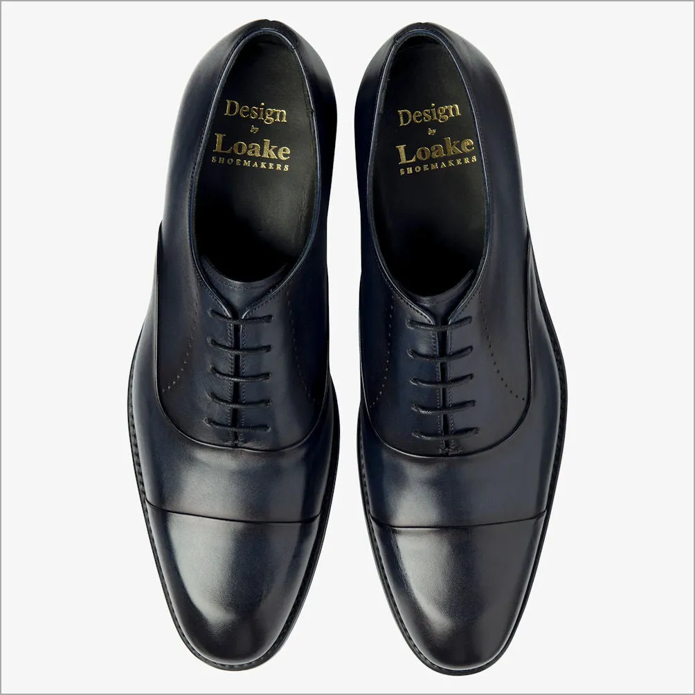 Loake phoenix Navy Leather toe-cap@