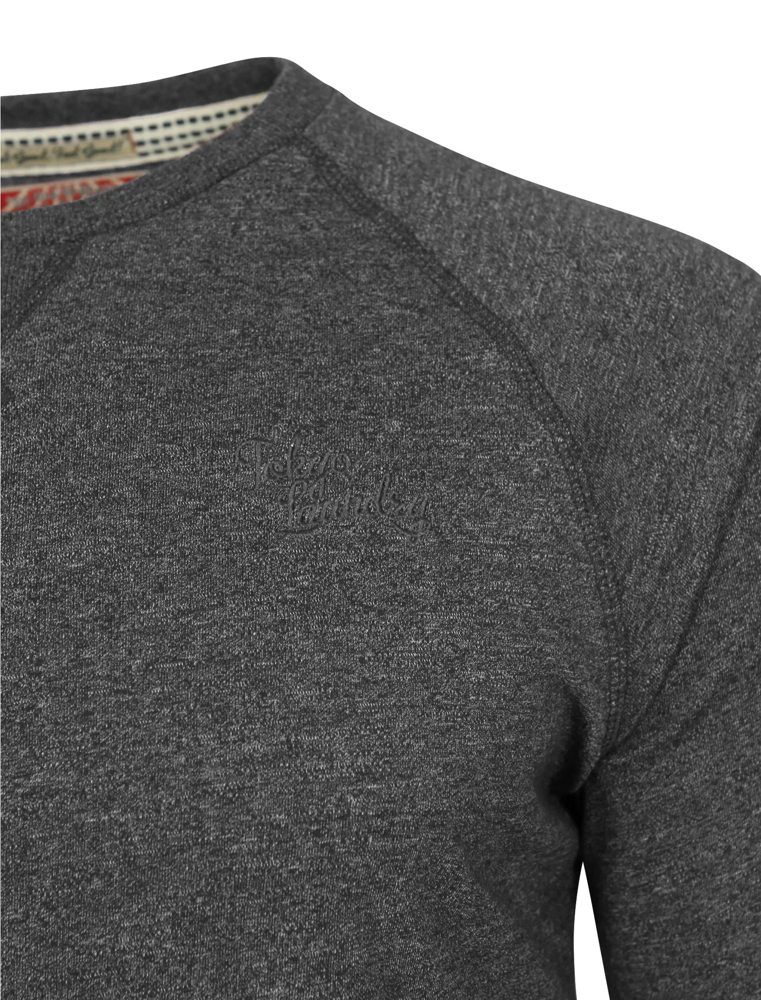 Long Sleeve Top in Charcoal Marl - Tokyo Laundry