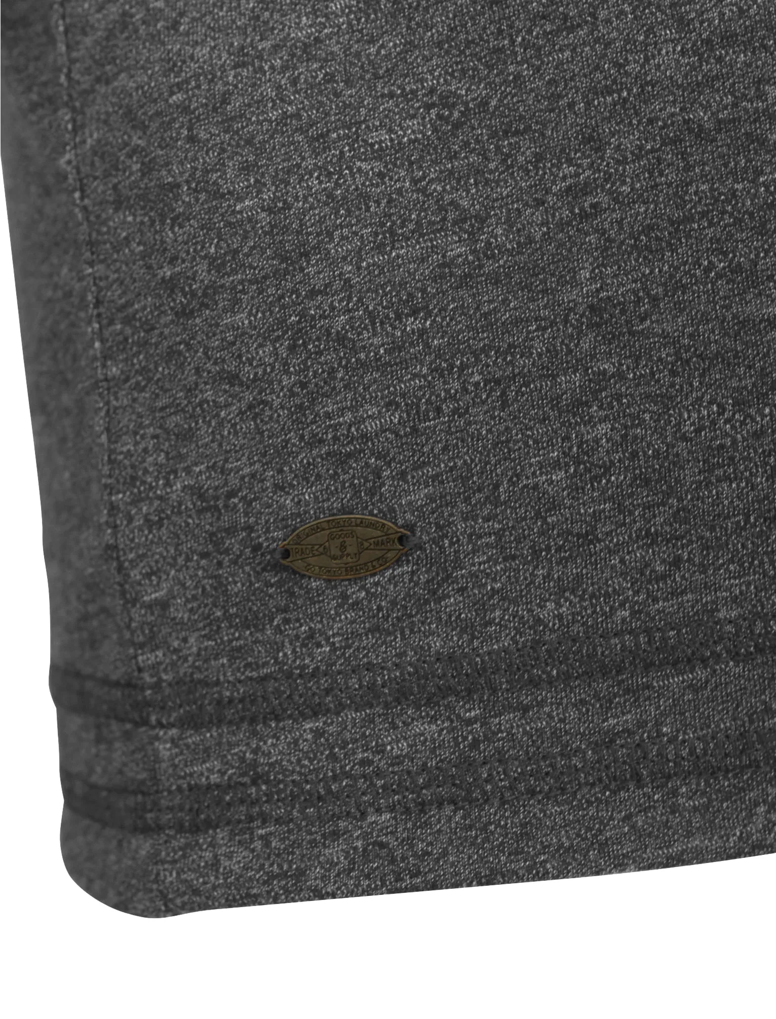 Long Sleeve Top in Charcoal Marl - Tokyo Laundry