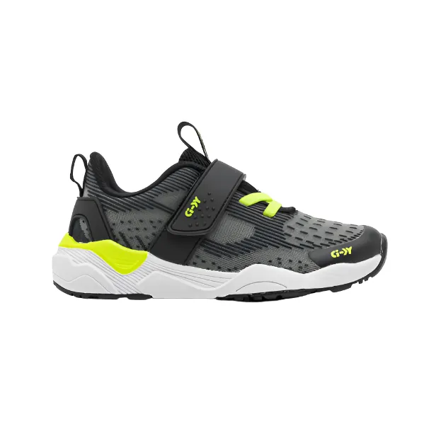 Lurchi Boys Trainer Leif Black/Neon Green