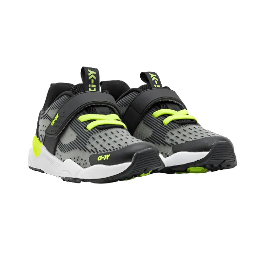 Lurchi Boys Trainer Leif Black/Neon Green