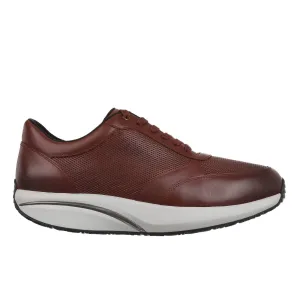 MBT Nafasi 5 Mens Brown Leather Arch Support Lace Up Trainers