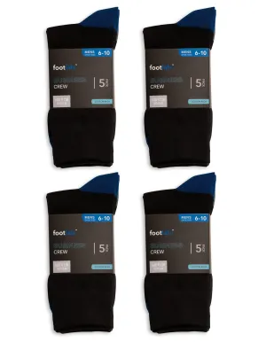 Mens 20 pack socks business crew