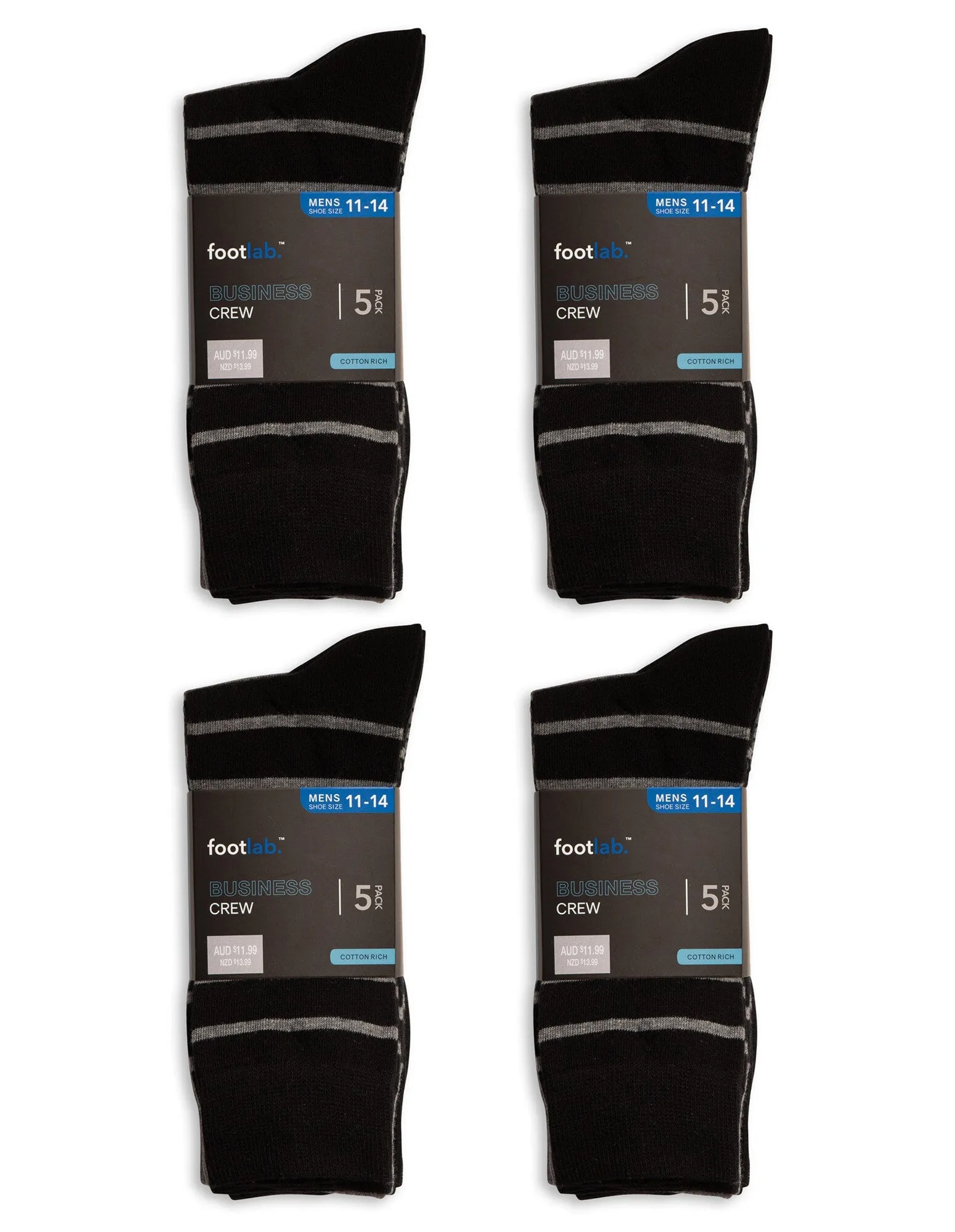 Mens 20 pack socks business crew