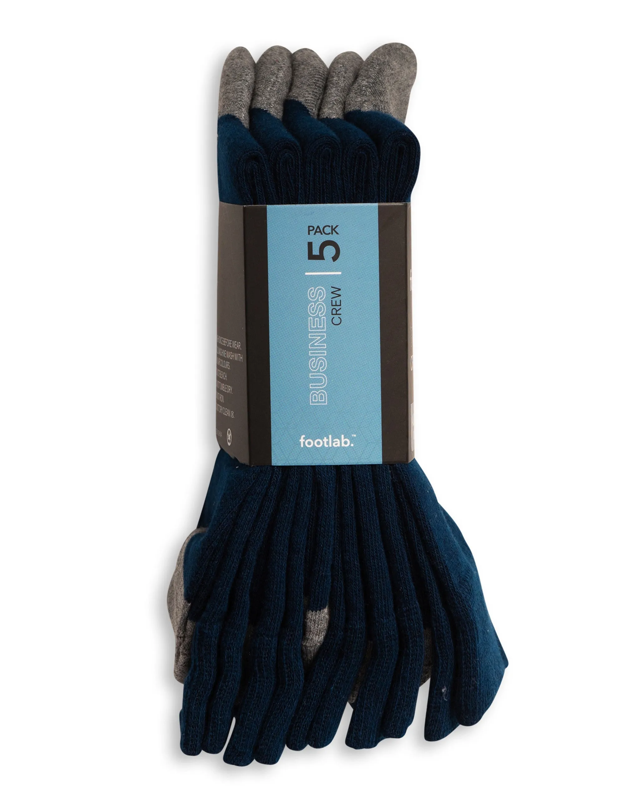 Mens 20 pack socks business crew