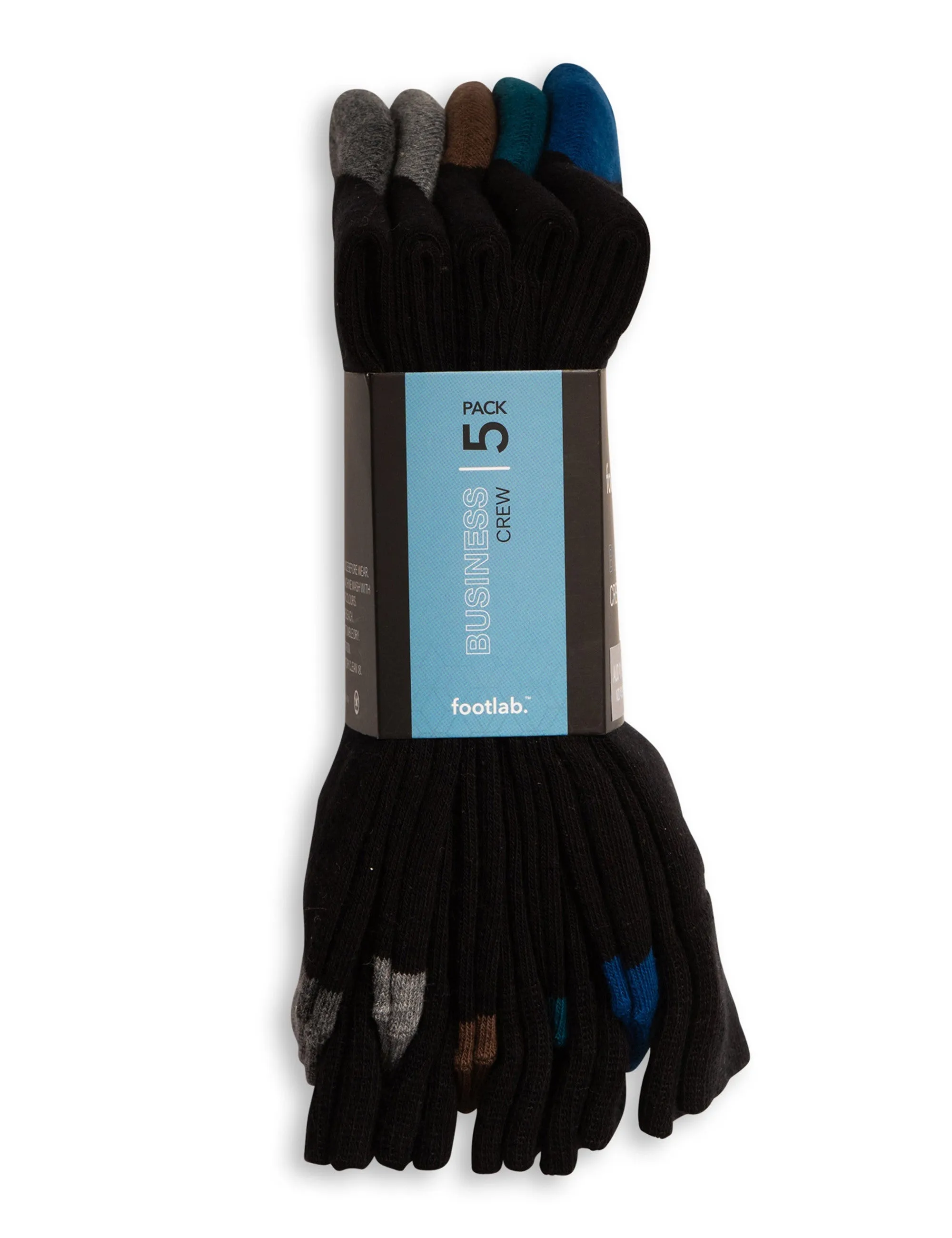 Mens 20 pack socks business crew