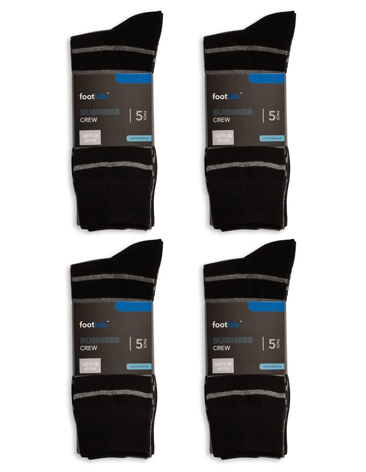 Mens 20 pack socks business crew