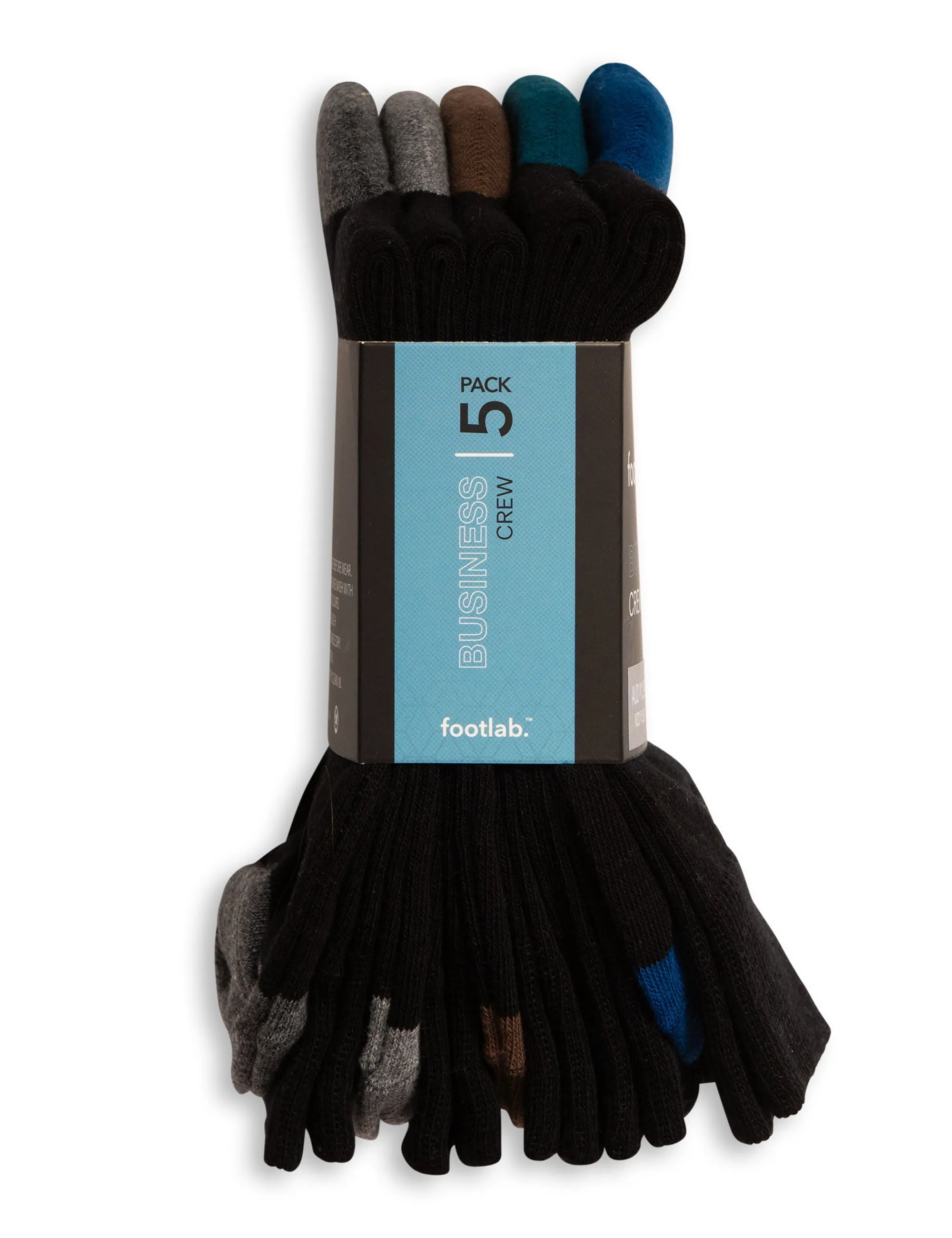 Mens 20 pack socks business crew