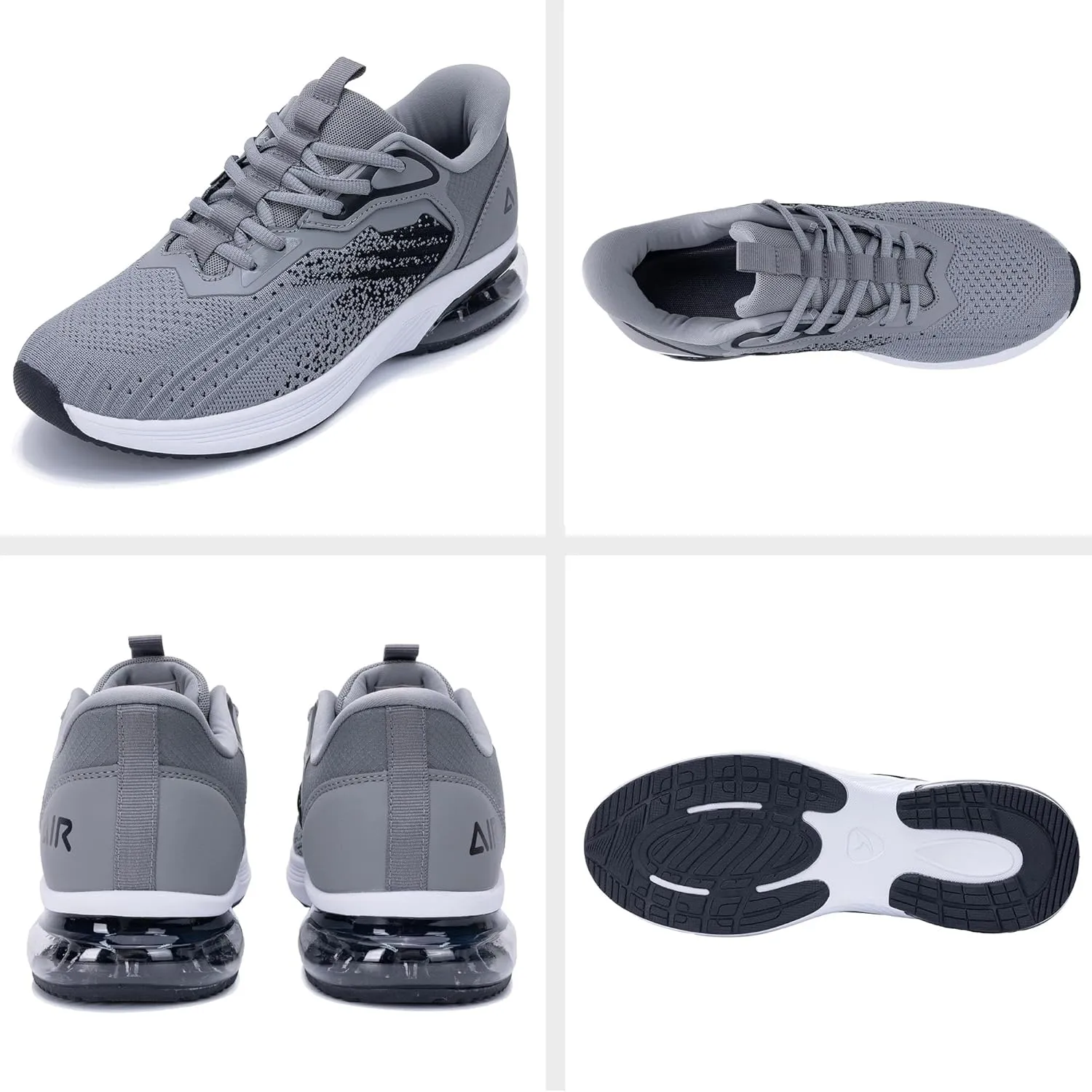 Mens Air Running Shoes Tennis Sneakers Trail Sport Athletic Sneakers for Gym Jogging Fitness Walking