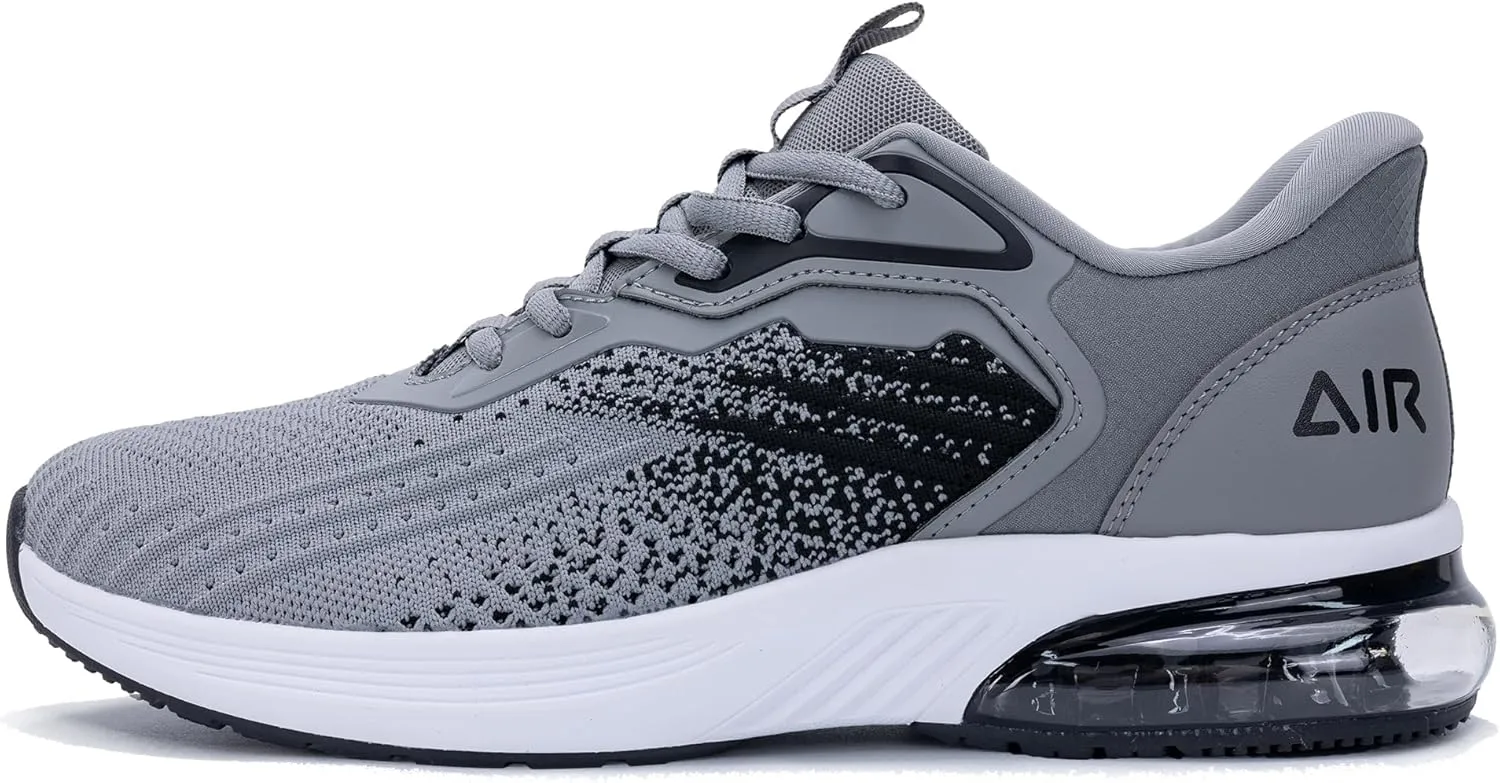 Mens Air Running Shoes Tennis Sneakers Trail Sport Athletic Sneakers for Gym Jogging Fitness Walking