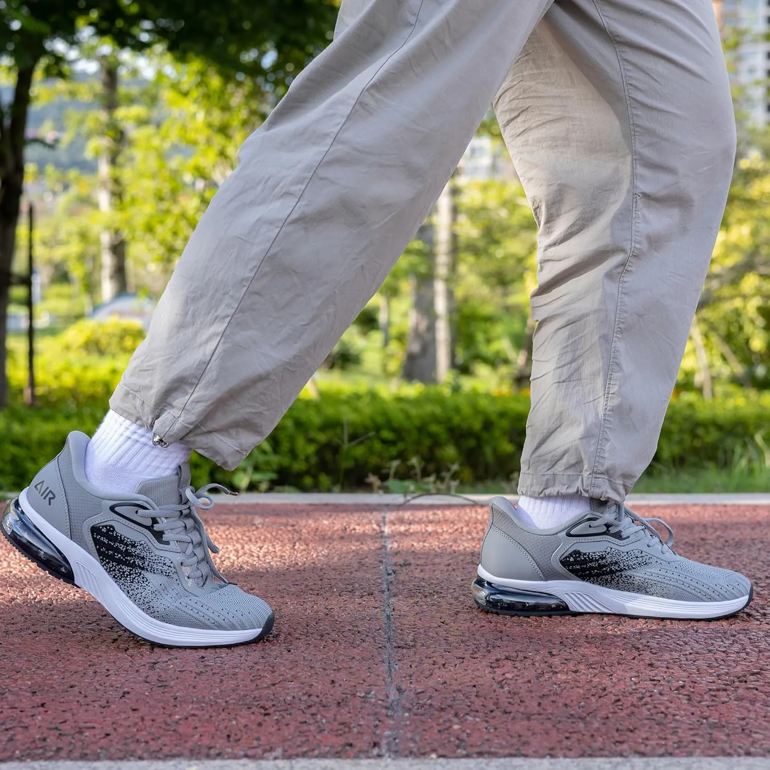 Mens Air Running Shoes Tennis Sneakers Trail Sport Athletic Sneakers for Gym Jogging Fitness Walking