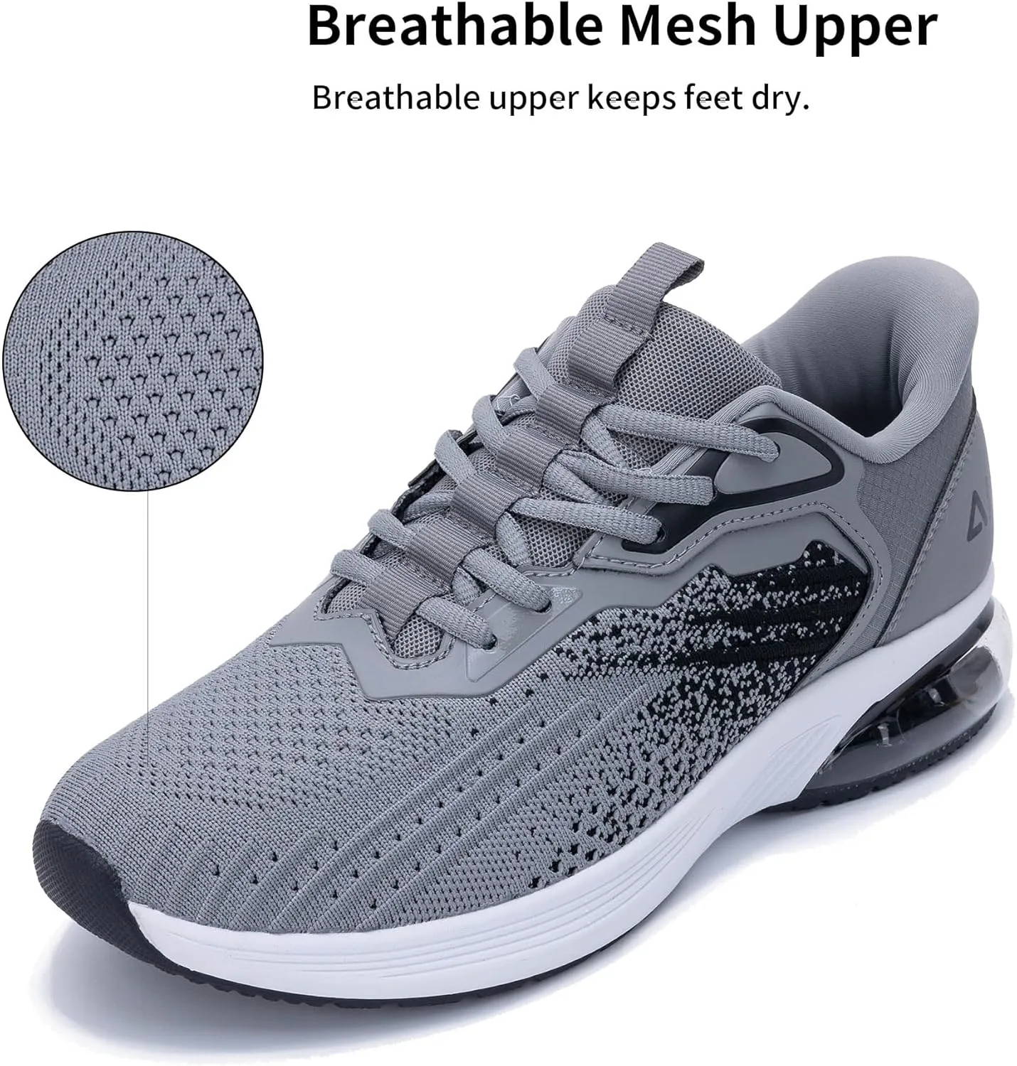Mens Air Running Shoes Tennis Sneakers Trail Sport Athletic Sneakers for Gym Jogging Fitness Walking