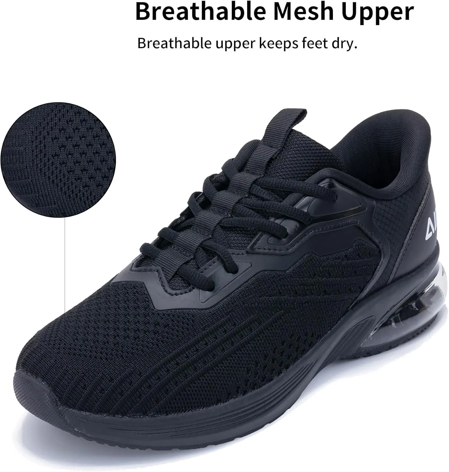 Mens Air Running Shoes Tennis Sneakers Trail Sport Athletic Sneakers for Gym Jogging Fitness Walking
