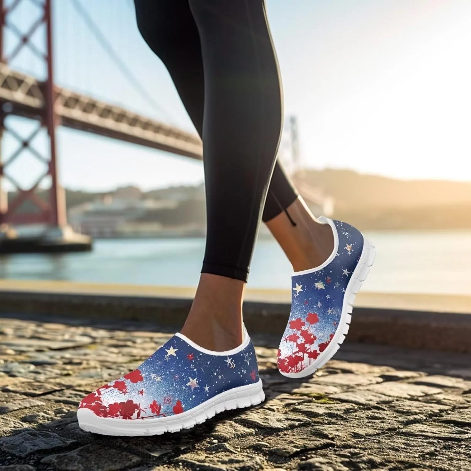 Men's Running Shoes Non Slip Fashion Shoes Breathable Lightweight Sneakers Slip On Sports Athletic Gym Walking Shoes SizeUS 5-14