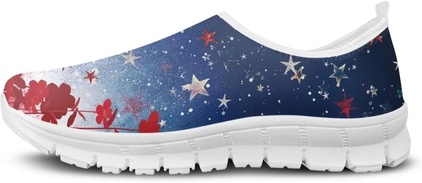 Men's Running Shoes Non Slip Fashion Shoes Breathable Lightweight Sneakers Slip On Sports Athletic Gym Walking Shoes SizeUS 5-14