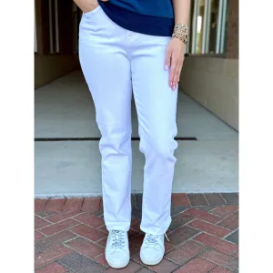 Mica High Rise Straight Leg - Dutch White