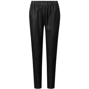 Moderne Carrie RW skindbuks med loose fitting / 50022 - Black (Nero)