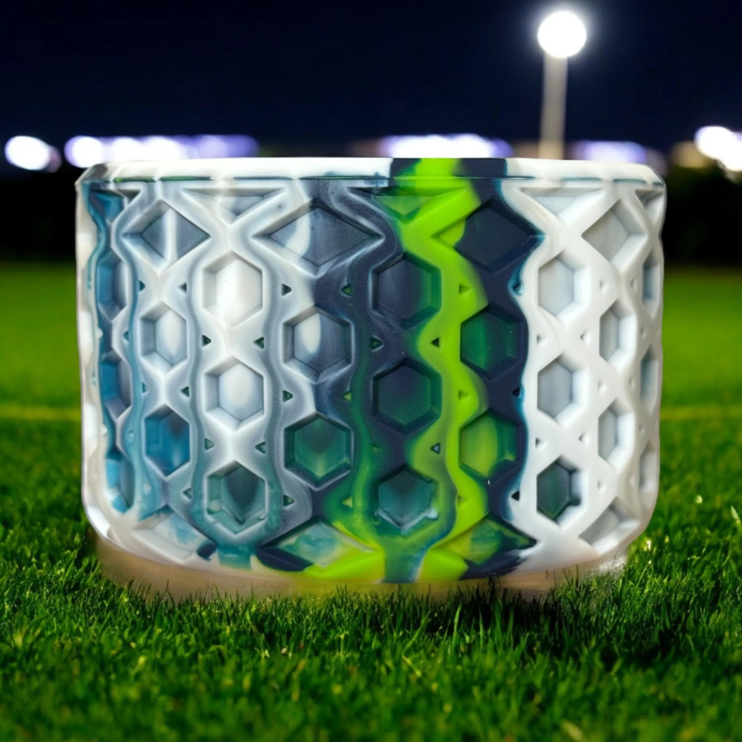 Navy, Lime & White Season | Waffle | Silicone Boot