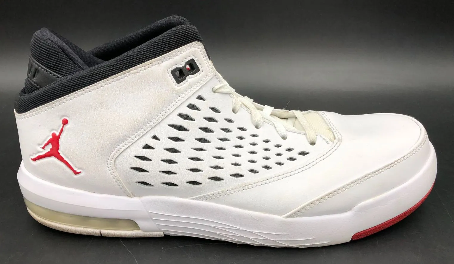 Nike Air Jordan Flight Origin 4 Men's 'White Red' Sneakers - Size 11 ( COA)