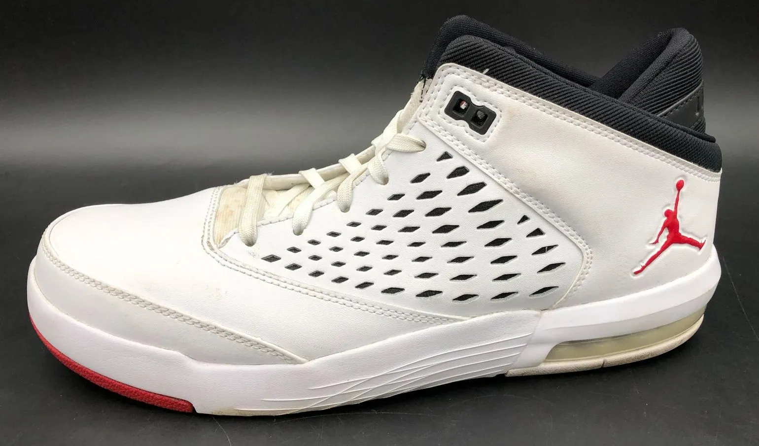 Nike Air Jordan Flight Origin 4 Men's 'White Red' Sneakers - Size 11 ( COA)