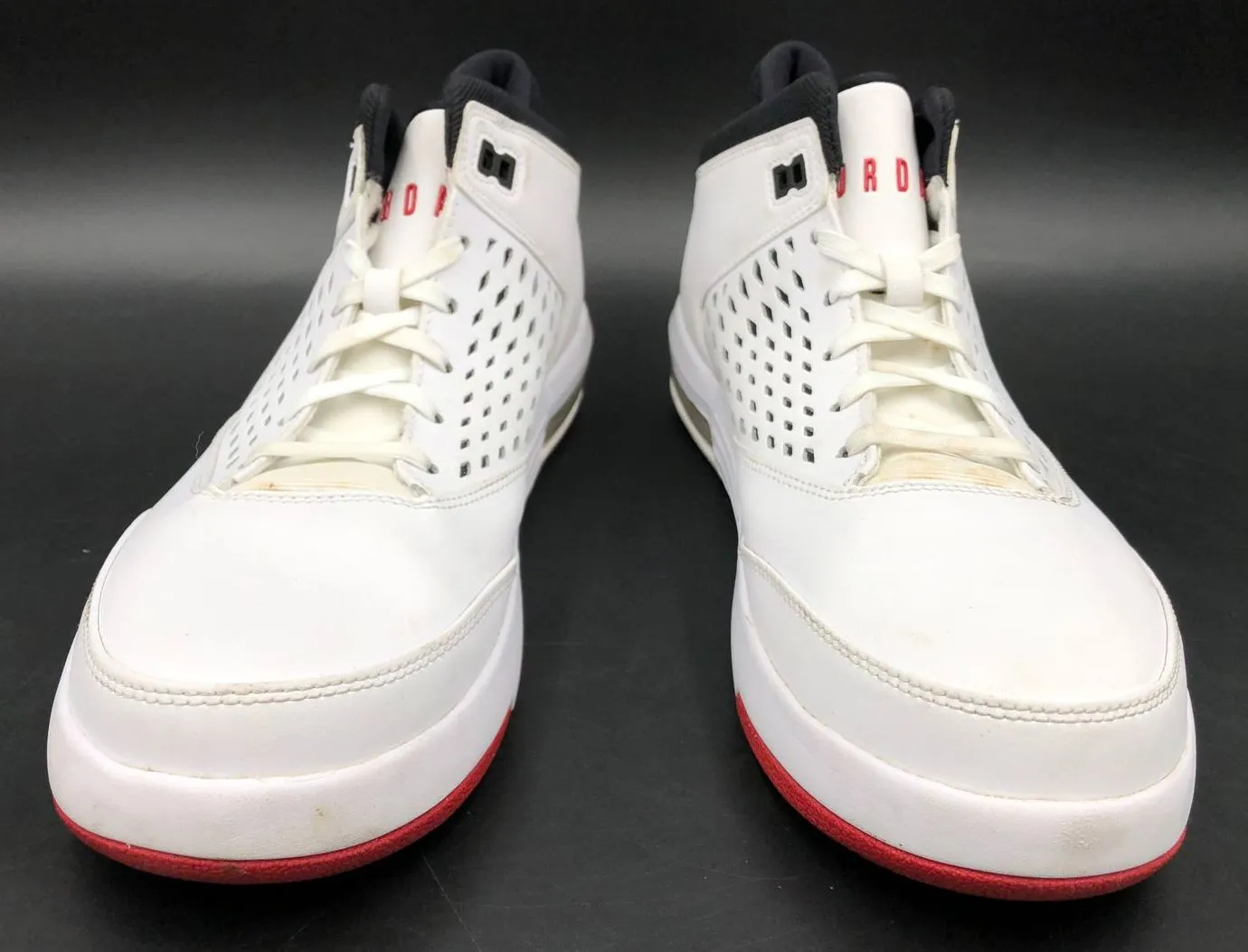 Nike Air Jordan Flight Origin 4 Men's 'White Red' Sneakers - Size 11 ( COA)
