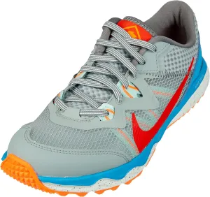 Nike Juniper Trail Mens Running Trainers CW3808 Sneakers Shoes (UK 7.5 US 8.5 EU 42, Dusty sage Habanero red 003)