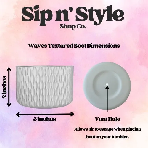 OR Swirl | Waves Texture | Silicone Boot