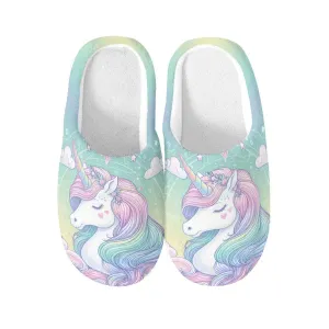 Pastel Unicorn Dream Non-Slip Slippers