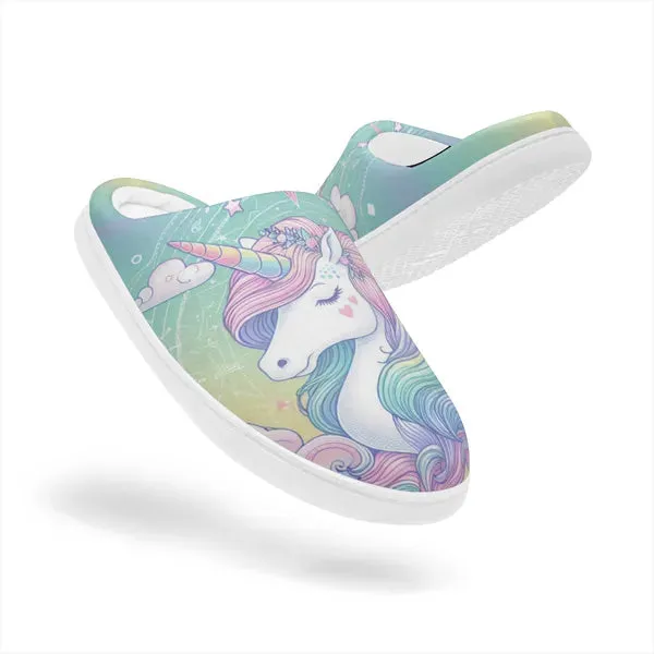 Pastel Unicorn Dream Non-Slip Slippers