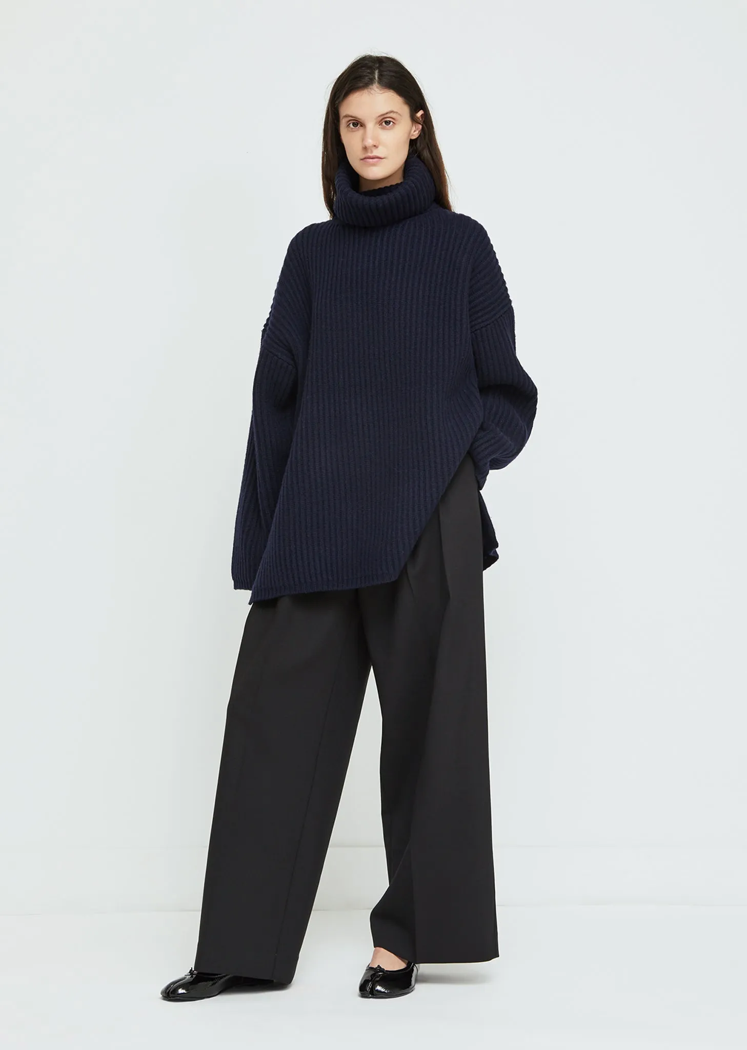 Patent Tabi Flats