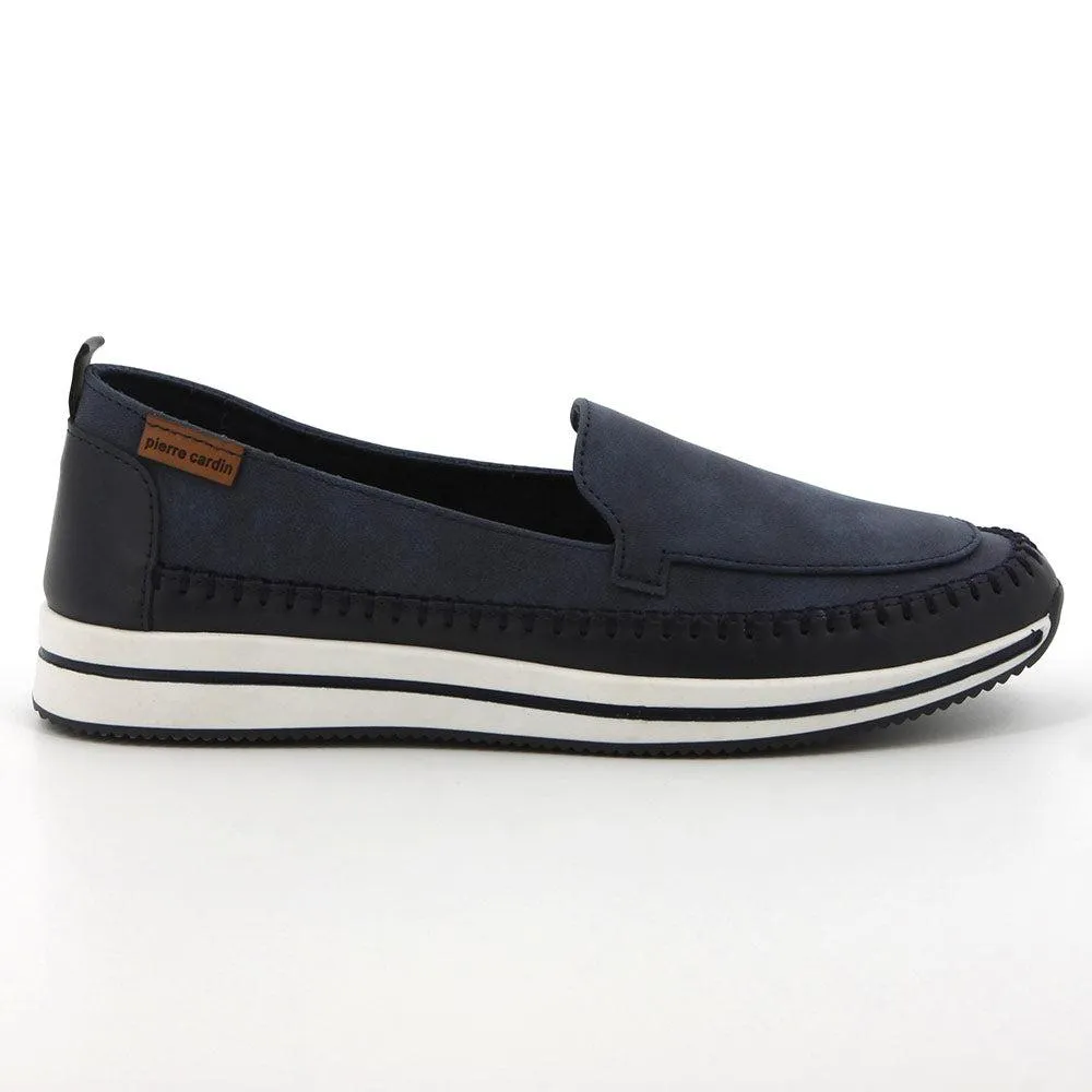 Pierre Cardin Josephine 11 Moccasin - Denim Navy