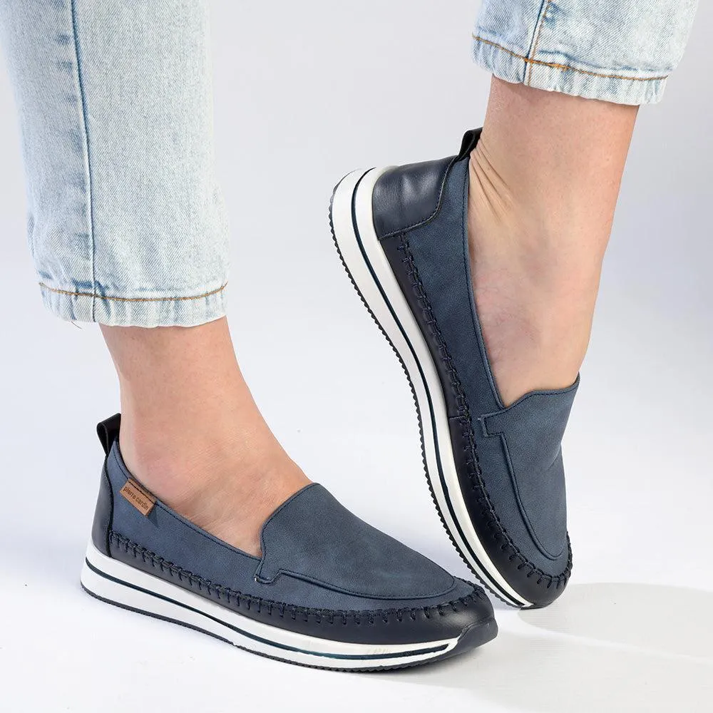 Pierre Cardin Josephine 11 Moccasin - Denim Navy