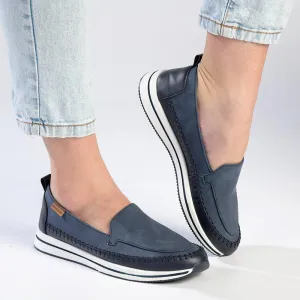 Pierre Cardin Josephine 11 Moccasin - Denim Navy