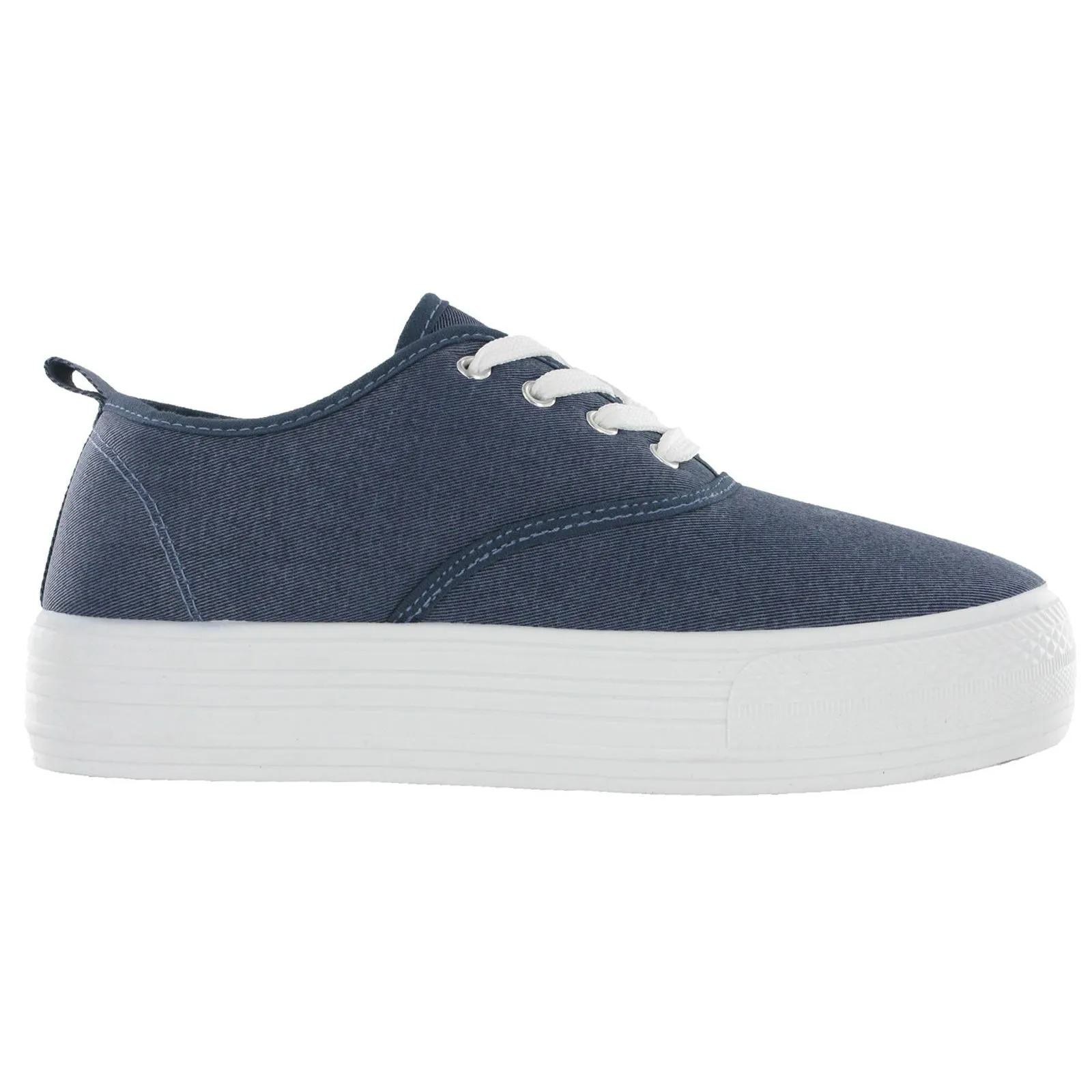 Platform Canvas Pumps
