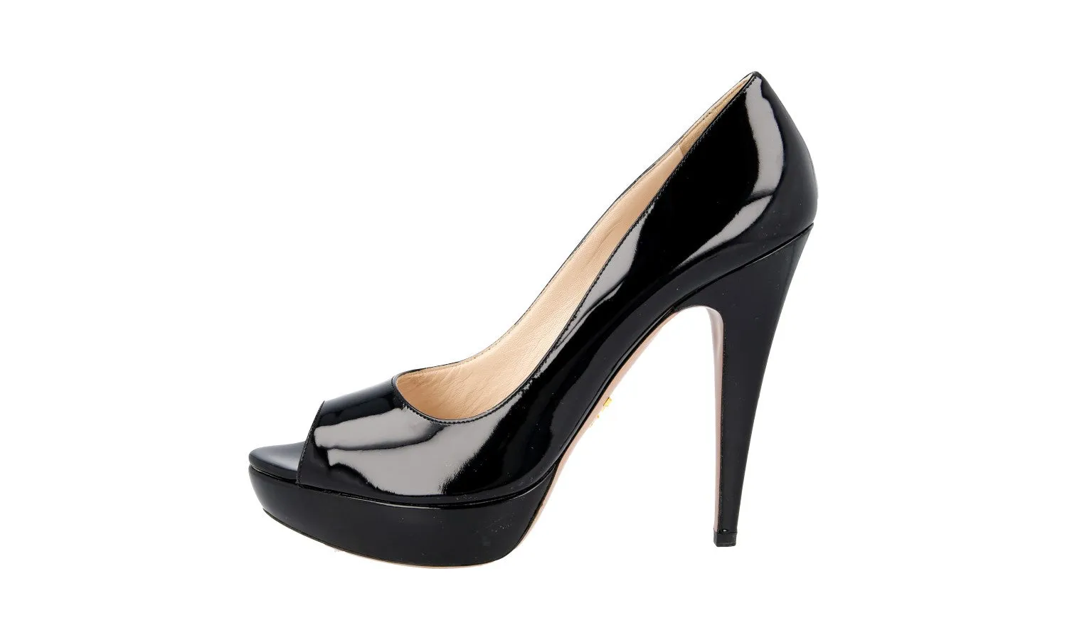 Prada Women's Black Leather Pumps / Heels 1KP130