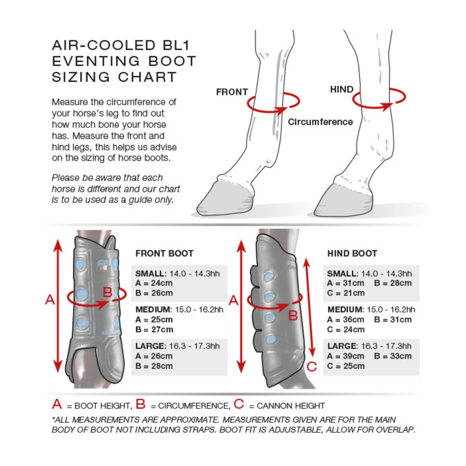 Premier Equine Air-Cooled BL1 Front Eventing Boots