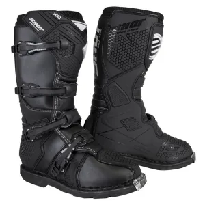 Shot X10 2.0 Motocross Boots Black