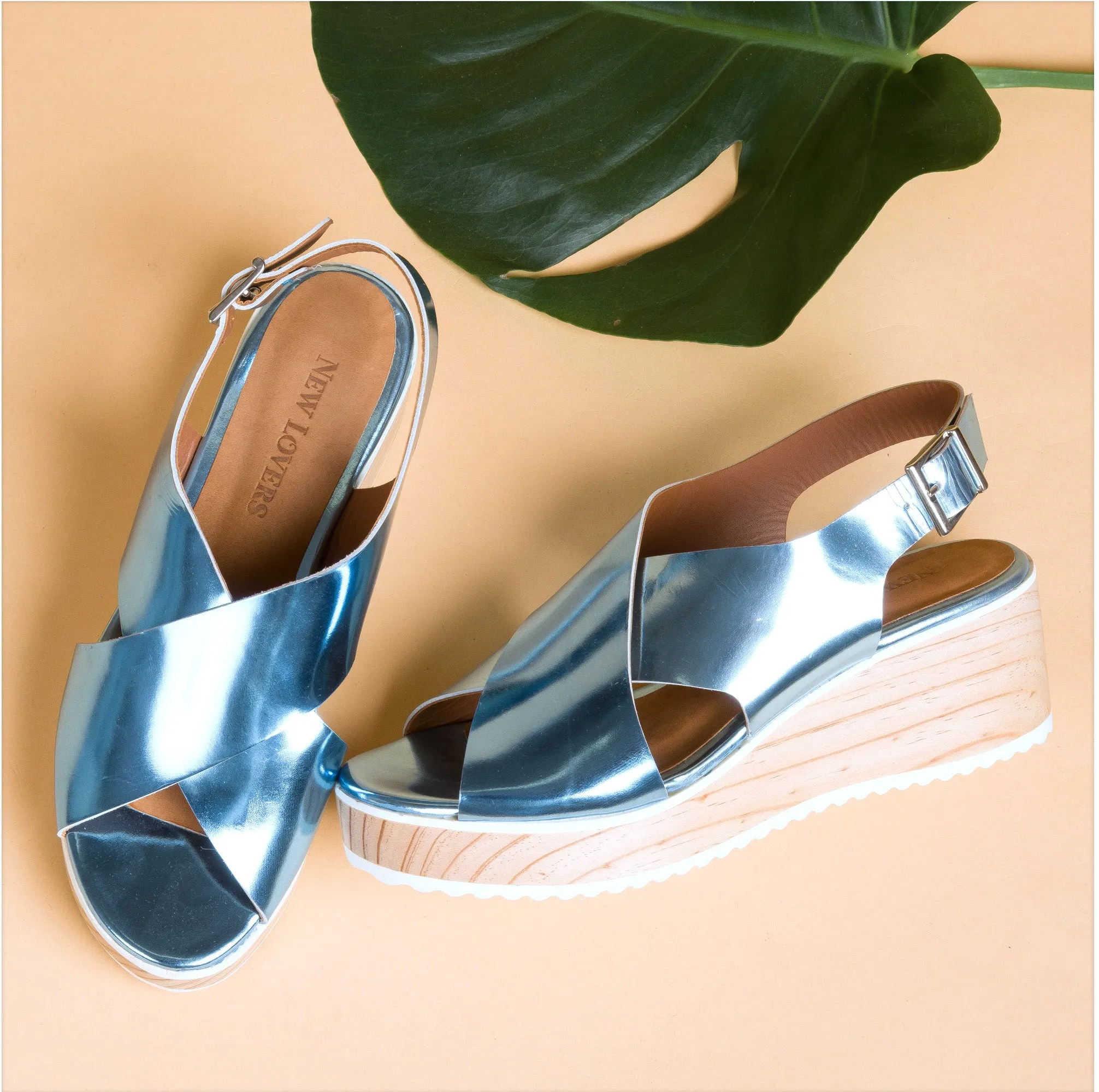 SIBILA Metallic Blue Platform
