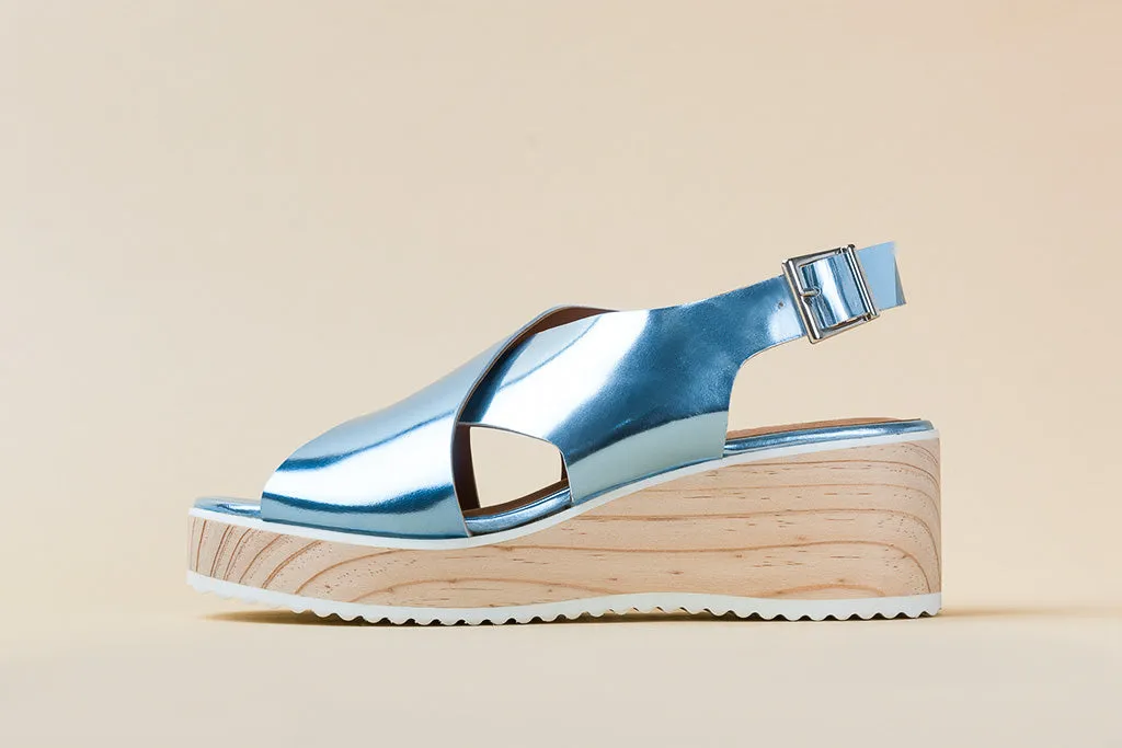 SIBILA Metallic Blue Platform