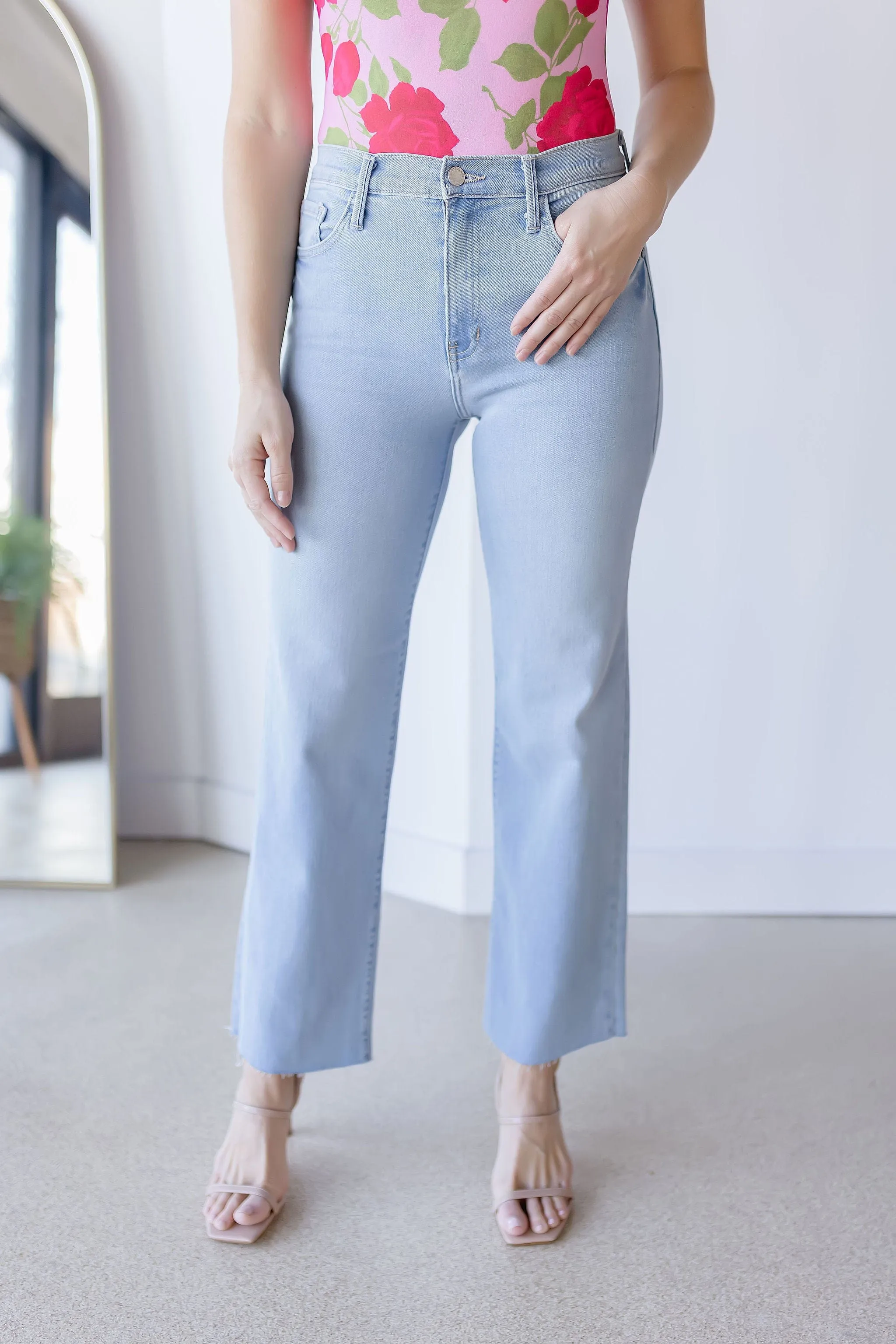 Slim Palazzo Scissor Cut Jeans