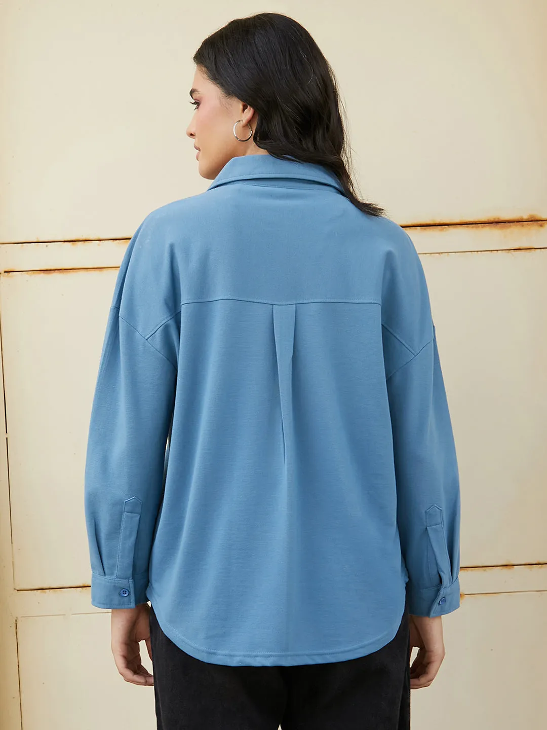 Solid Oversized Shirt
