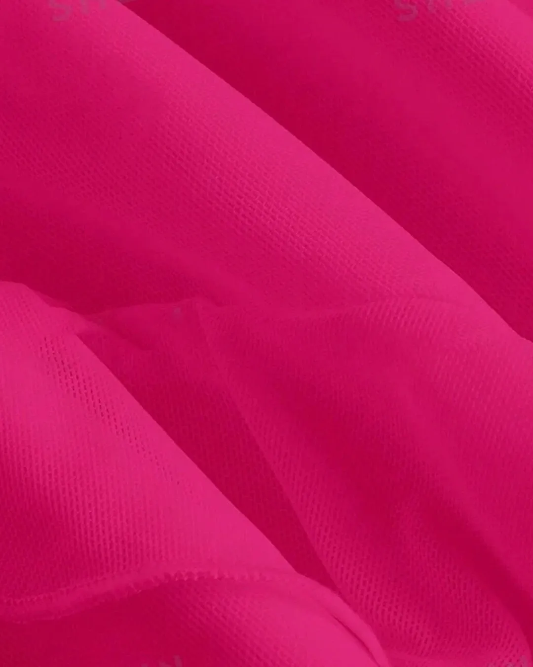 Spaghetti Strap Ruffle Trim Asymmetrical Pink Cami Dress