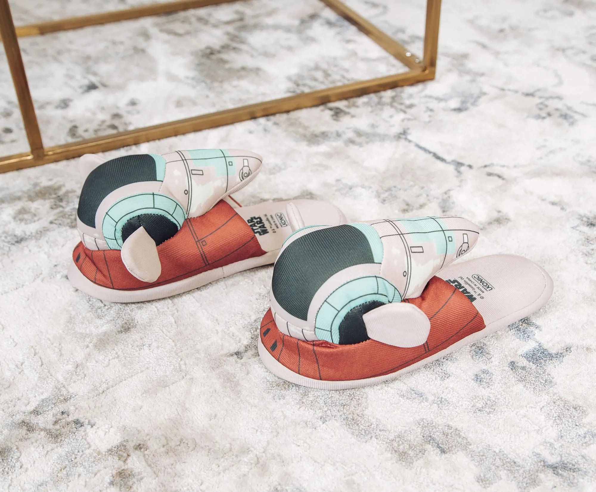 Star Wars Boba Fett Firespray Gunship Unisex Slippers for Adults