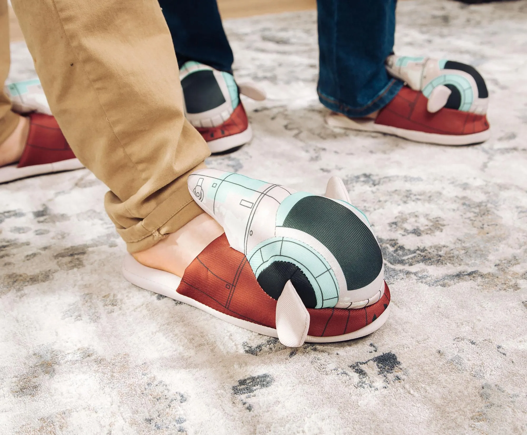 Star Wars Boba Fett Firespray Gunship Unisex Slippers for Adults