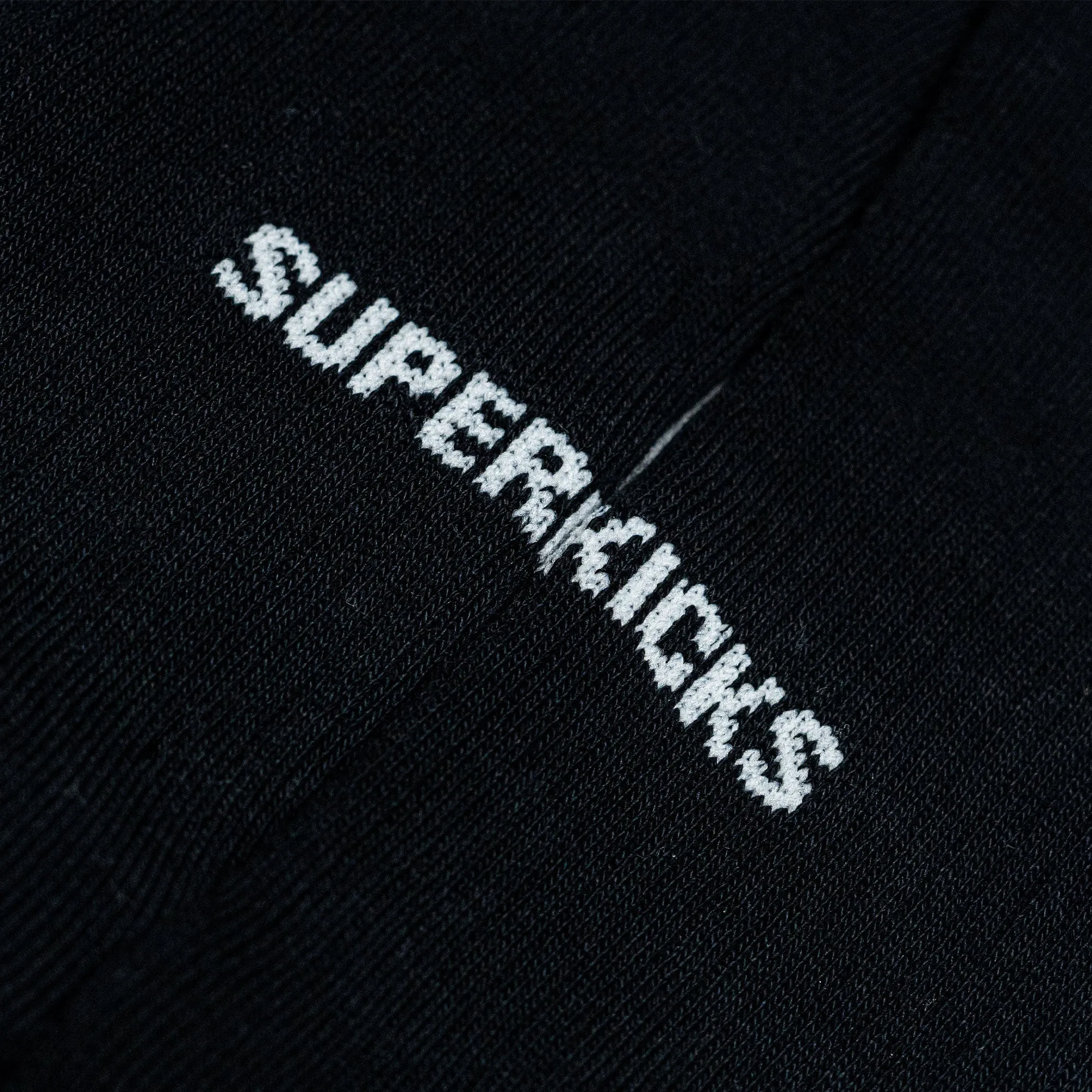 Superkicks | CREW SOCKS  { BLACK
